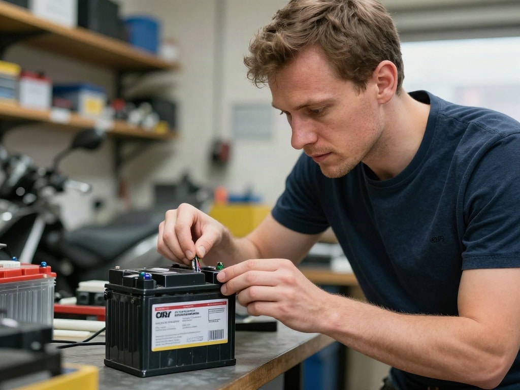 AGM Motorradbatterie