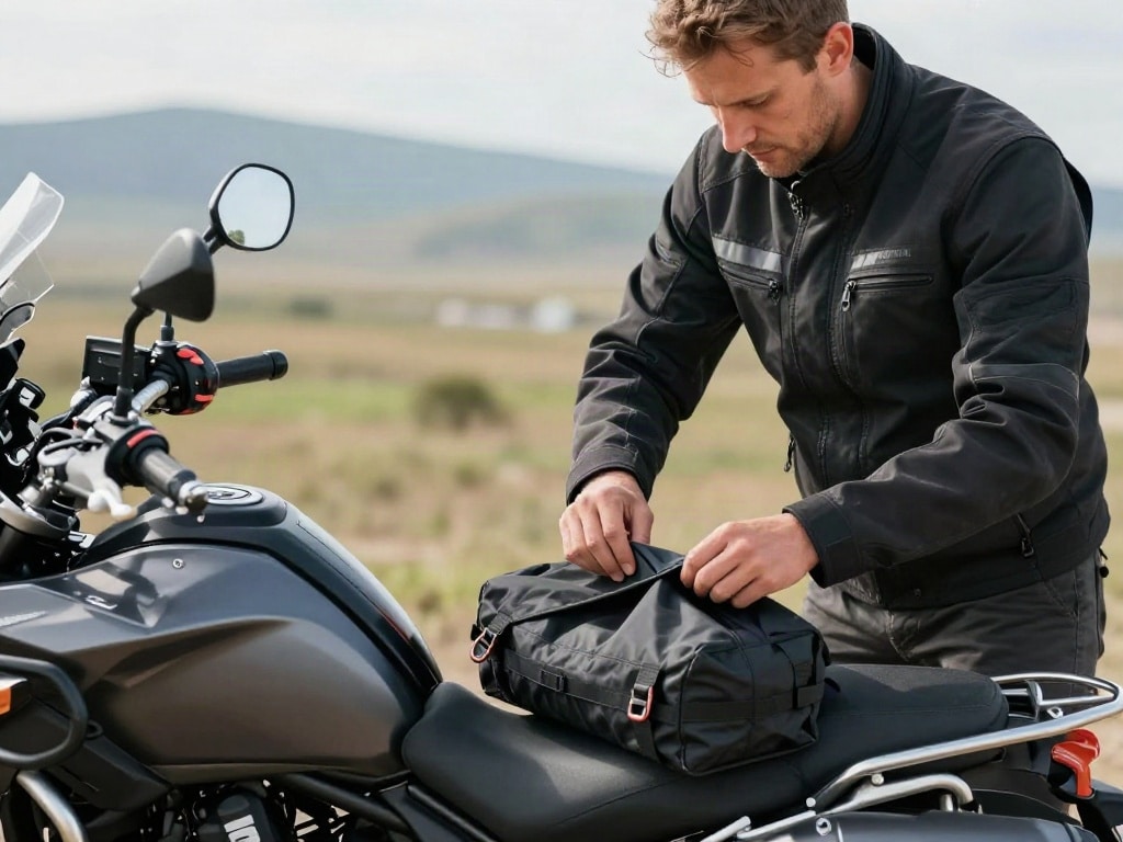 Motorrad Camping