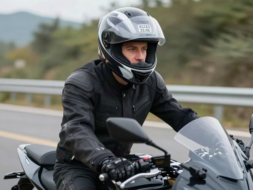 Motorradhelm ECE 22.06
