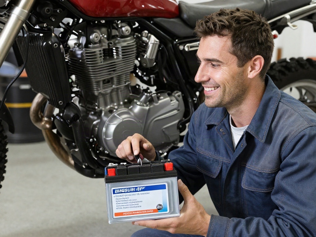 Gel Motorradbatterie