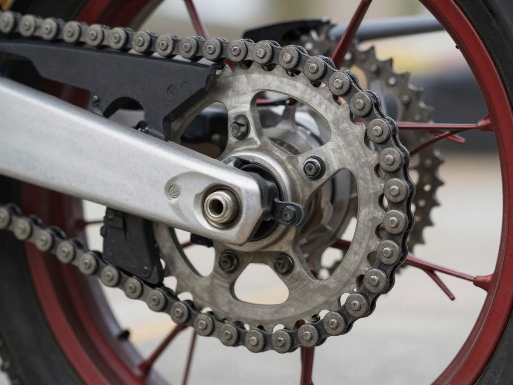 Motorrad Kettenflucht