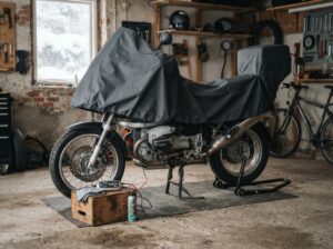 Motorrad im Winter lagern