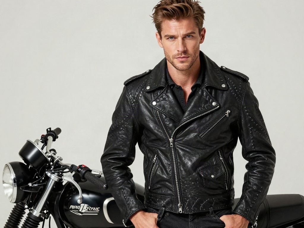 Motorrad Lederjacke