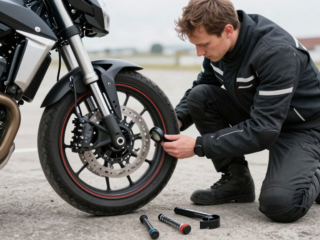 Motorrad nach Winter starten