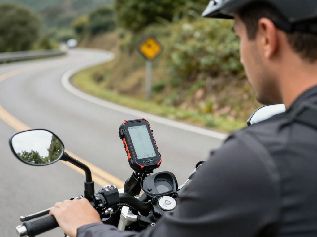 Motorrad Navi oder Smartphone