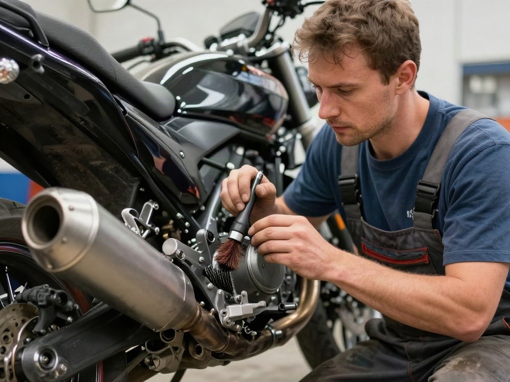 Motorrad Auspuff