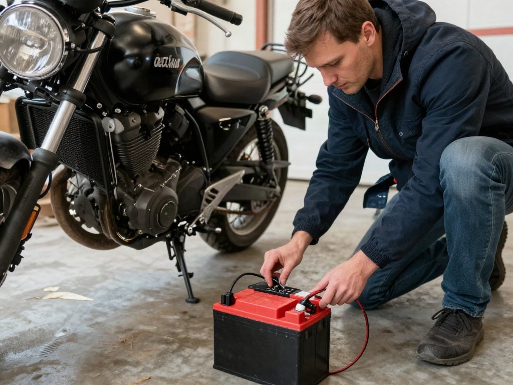 Motorrad Batterie überwintern