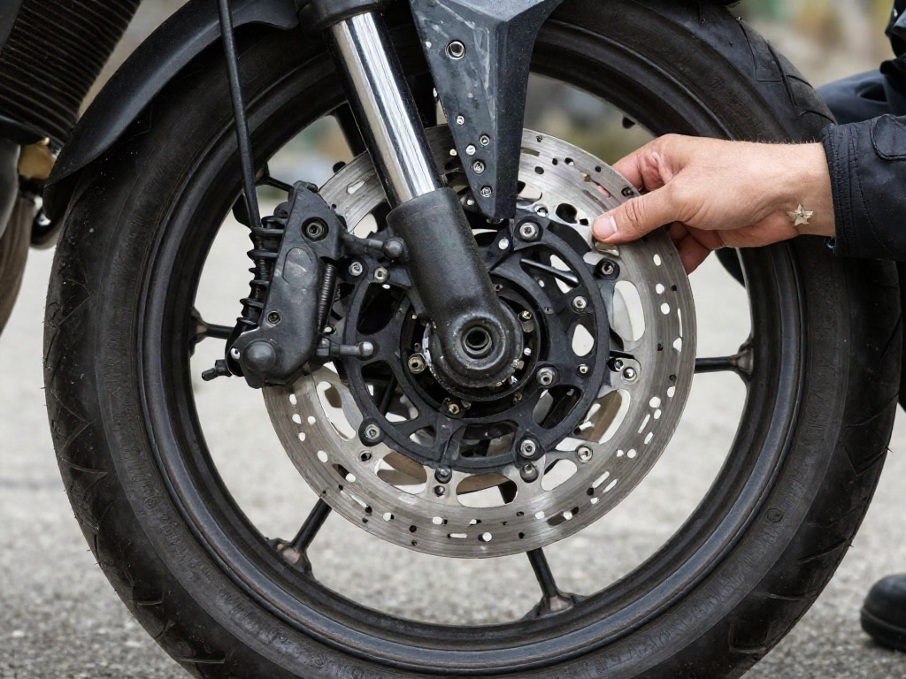 Motorrad Bremse schleift