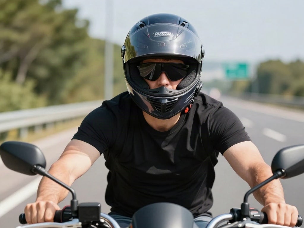 Motorradhelm Sonnenblende