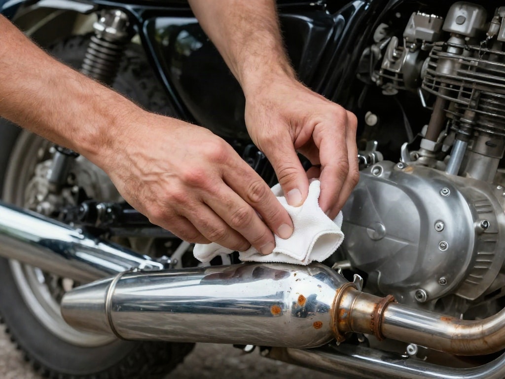 Motorrad Rost entfernen
