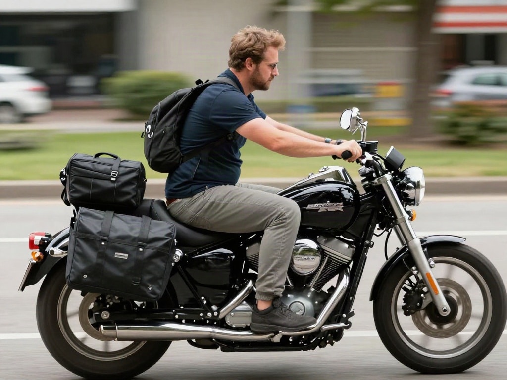Tankrucksack oder Hecktasche