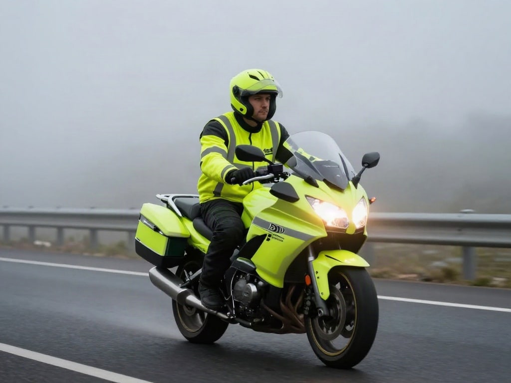 Motorrad Warnweste